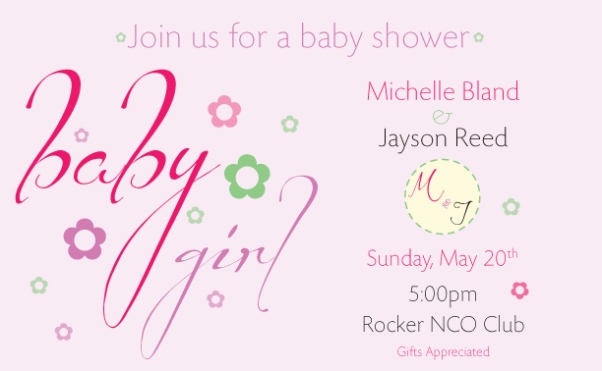 Image of a Baby Shower Invitation