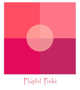 Image of a Pink Color Palette